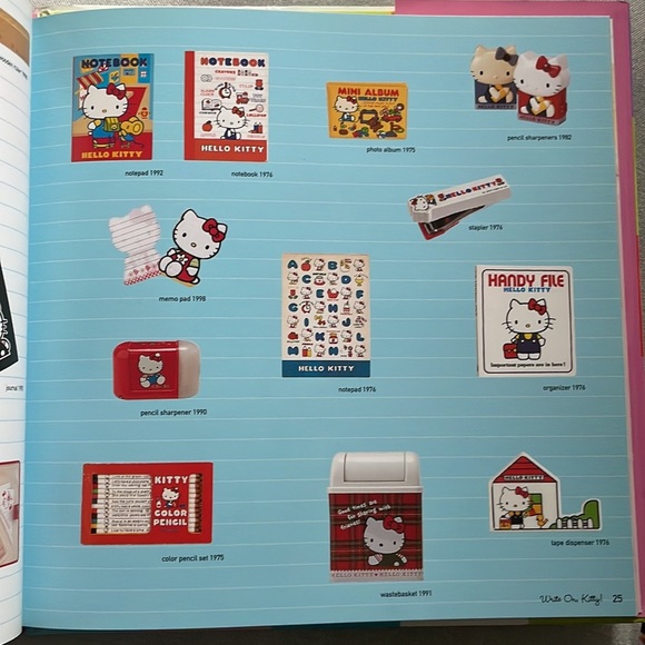 "Hello Kitty Hello Everything: 25 Years of Fun!" Hardcover - Picture 4 of 7
